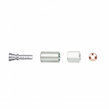 Фитинг прямой, 5/8"-18UNF (на трубку 6мм)